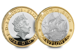 UK 2020 Mayflower Silver Proof £2 Coin