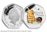 UK 2020 Winnie the Pooh Silver Proof 50p