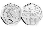 2021 Charles Babbage Brilliant Uncirculated 50p [Change Checker card]