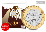 2021 UK H. G. Wells BU £2 Display Card