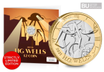 2021 UK H. G. Wells BU £2 Display Card