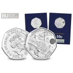 2022 Harry Potter Hogwarts Express CERTIFIED BU 50p [Change Checker card]