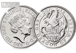 2018 UK Red Dragon of Wales CERTIFIED BU £5