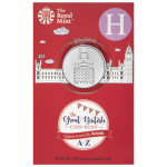 2018 H for Houses of Parliament 10p Uncirculated Coin in Card