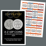 Downloadable e-book: UK A to Z 10p Coins