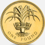 Circulation £1 Coin: Leek and royal diadem