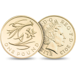 Circulation £1 Coin: 2013 Floral emblem of Wales