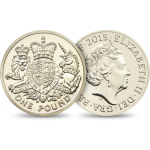 Circulation £1 Coin: 2015 Royal Arms