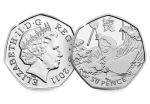 Circulation 50p Coin: 2011 London 2012 Olympic Canoeing