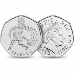 Circulation 50p Coin: 2011 London 2012 Olympic Goalball