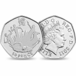 Circulation 50p Coin: 2011 London 2012 Olympic Modern Pentathlon