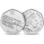 Circulation 50p Coin: 2011 London 2012 Olympic Rowing