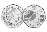 Circulation 50p Coin: 2011 London 2012 Olympic Table Tennis