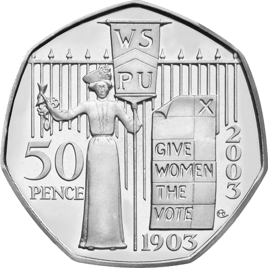 2003 Womens Social and Political Union 50p [Circulated]