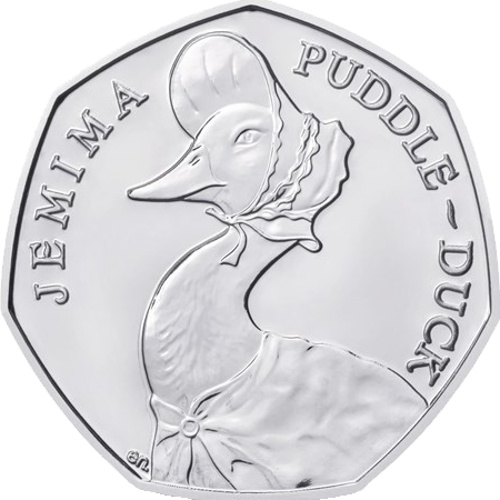 2016 Beatrix Potter Jemima Puddle-Duck 50p [Circulated]