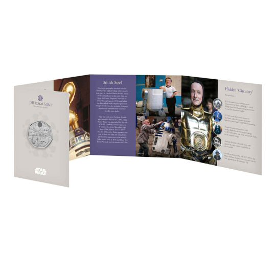 2023 Star Wars R2-D2 and C-3PO 50p [Royal Mint pack]