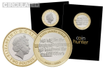 2011 King James Bible £2 Coin [Circulated - Coin Hunter card]