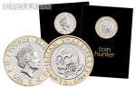 2016 Shakespeare Tragedies £2 Coin [Circulated - Coin Hunter card]