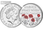 2017 Remembrance Day CERTIFIED BU £5 Coin