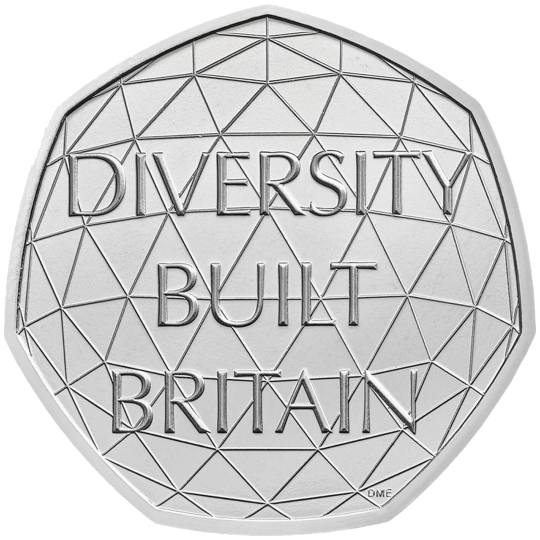 2020 Diversity built Britain 50p [Uncirculated]