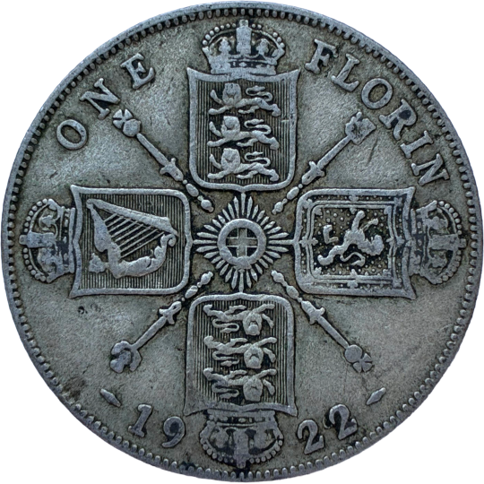 1922 Florin King George V