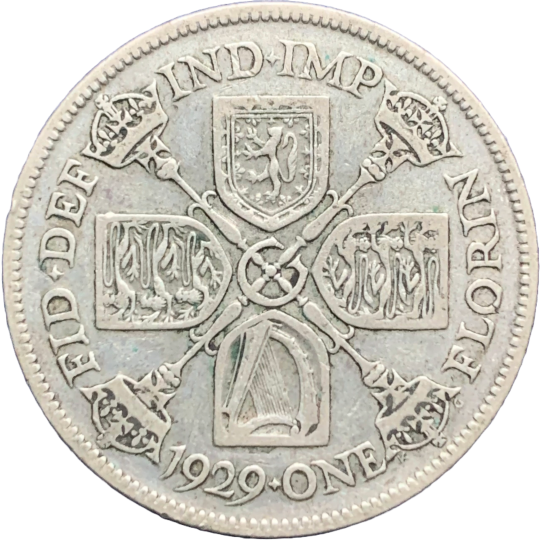 1929 Florin King George V